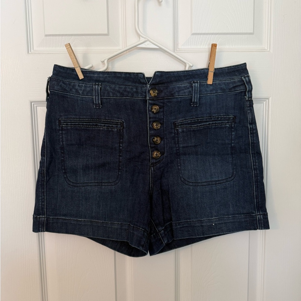 Anthropolgie High Rise Denim Shorts